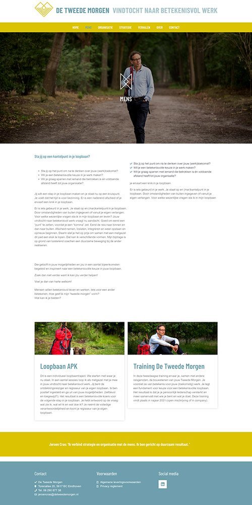 Website De Tweede Morgen