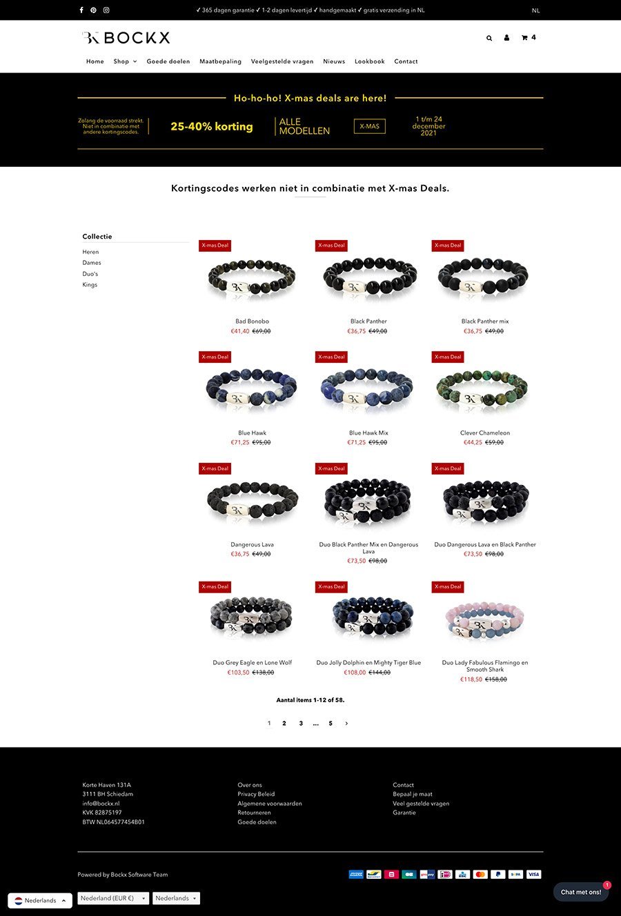 Bockx Lightspeed Webshop