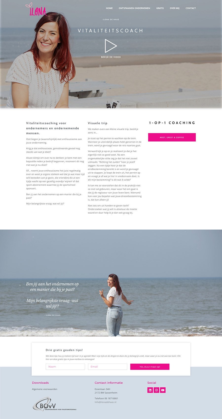 Website Ilona de Haas